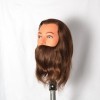 JT Male Beard Tête de mannequin dentraînement pour barbier et coiffer avec pince