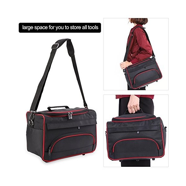 Sac à Bandoulière pour Outils de Coiffure, Valises Portables pour Coiffeurs, Grande Capacité, Sac de Coiffeur Professionnel p