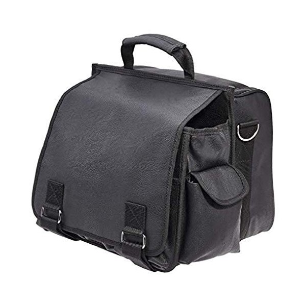 Efalock Sac à outils professionnel All In en simili cuir Noir 1180 g