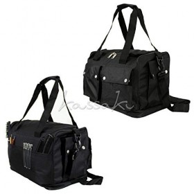 Kassaki Sac de rangement pour outils de coiffure, noir