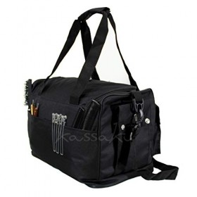 Kassaki Sac de rangement pour outils de coiffure, noir