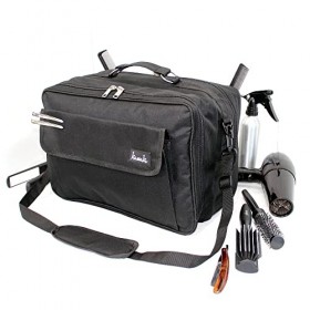 Kassaki Grand sac de voyage pour salon de coiffure Noir