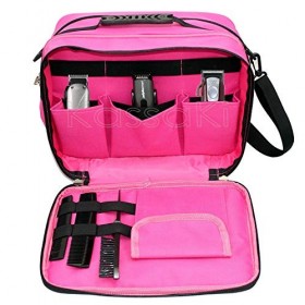 Kassaki Sac de rangement professionnel pour accessoires de coiffure Rose