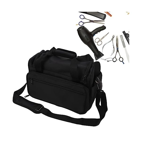 Toile Salon Sac à Main Barbier Cheveux Outil Grande Capacité Sac de Rangement Outils de Coiffure Sac Portable Ciseaux Porte-p