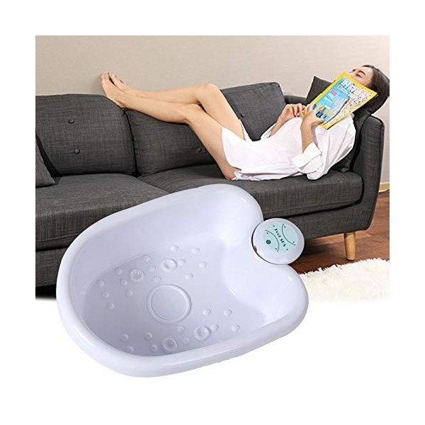 Ejoyous Bain de Pieds, Bain de désintoxication aux ions négatifs, Massage de Bain de Pieds Bain de Pieds Relaxant, Prise UE, 