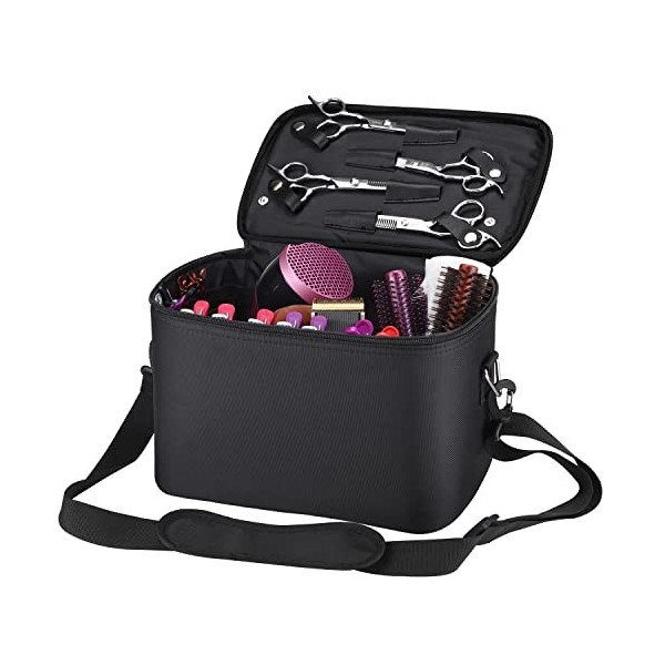 Ceinture de coupe de cheveux noverlife grande capacité, boîte de ciseaux de coupe de cheveux de salon professionnel, sac de r