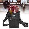 Étui de pochette de ciseaux de coiffeur avec ceinture, sac de cisaillement de ciseaux de cheveux PU pochette de sac à outils 