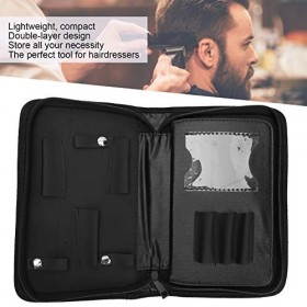 Mallette de rangement pour outils de coiffure, sac à outils de coupe de cheveux sac de ciseaux en cuir Pu pour salon de coiff