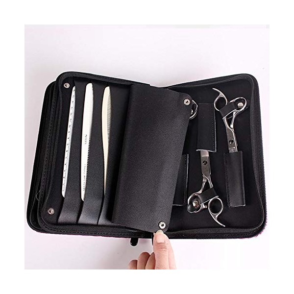 Haodou.PU Coiffeur Ciseaux Pochette Coiffure Cheveux Ciseaux Sac Coiffeur Étui De Coiffure Pochette/Étui Pour Stockage Outils