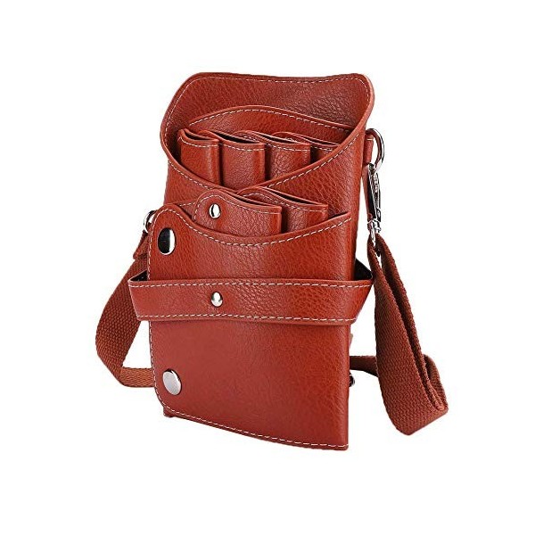 Sac De Ciseaux Etui Avec Ceinture Pour Coiffeur/Coiffeur/Clamps De Peignes Outils Coiffeur Porte-Taille Cas Sac, Cuir Pu Rési