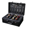 Grand salon de coiffure styliste avec valise, organiseur à outils, mallette portable, grande capacité, rangement doutils por