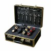 Grand salon de coiffure styliste avec valise, organiseur à outils, mallette portable, grande capacité, rangement doutils por