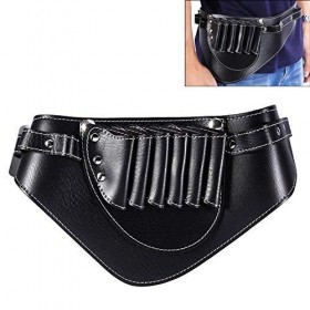 Scissor Holster avec PU Cuir Sac de Coiffure Pouch Holder avec la Taille épaule Ceinture en Cuir Ciseaux Sac pour Les coiffeu