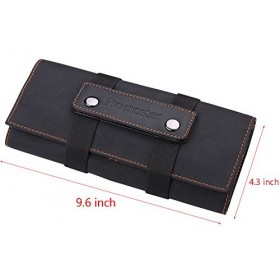 Sacoche à accessoires pour salon de coiffure, pochette à ciseaux pour coiffeur, tissu souple, couleur noire