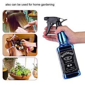 Tbest Bouteille de vaporisateur de salon, réglage réglable de brume pour ruisseau, pulvérisateur de bouteille de whisky en pl