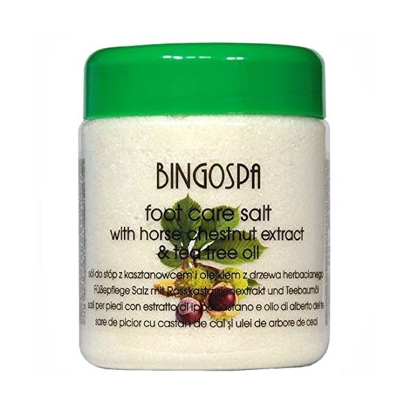 BINGOSPA SEL DE POUR PIEDS AVEC BESENREISER 550 g