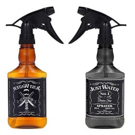 2 Pcs Vaporisateur De Barbier, 300 Ml Bouteille En Plastique DArrosage De GâChette, PulvéRisateur RéGlable Avec Brume Fine P