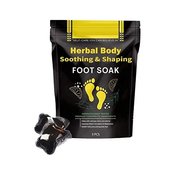 Bain de pieds aux herbes, Detox à Base de Plant et façonnant des Perles de trempage des Pieds, Perles de bain de pieds nettoy