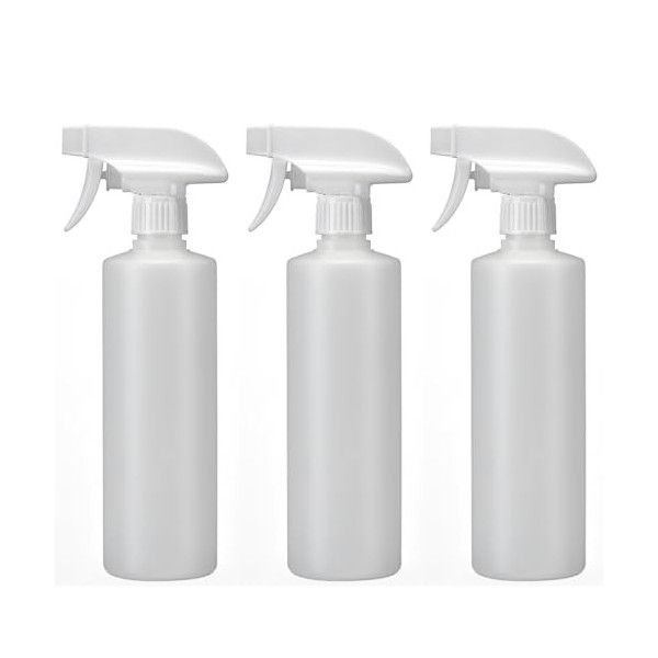 Vecchi Lot de 3 pulvérisateurs nébuliseur 500 ml en PEHD, étiquettes imperméables, réutilisables