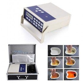 Qinlorgo Machine de Bain de Pieds de désintoxication ionique, Spa de Bain de Pieds à Matrice ionique nettoie Le Cadeau de Vac