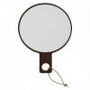 OYOY Living Ping Pong Miroir à main rond en bois Marron foncé 24,5 cm
