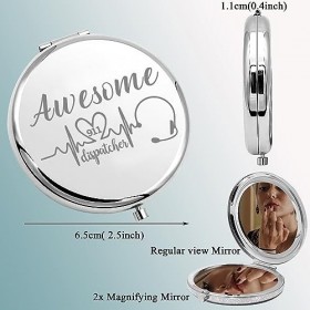 KUIYAI Superbe miroir de maquillage pour filles et femmes - Miroir de poche compact - Miroir de voyage Dispatcher MirrorUK 