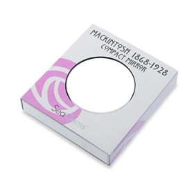 Miroir compact Rennie Mackintosh Bleu et rouge Rose