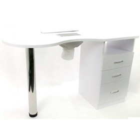 Table de manucure professionnelle à 3 tiroirs, pour salon de beauté, onglerie, nail art