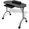 vidaXL Table de Manucure Pliante avec roulettes Mobilier Meuble Portable