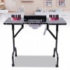 Table de manucure portable - Table de manucure - Table de manucure portable avec fonction pliable - Pour salon et maison - Av