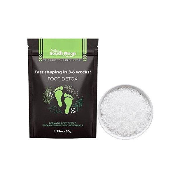 Tytlyworth 5 Pcs Bain de Pieds - 50 g de sel de Bain dEpsom | Trempage Naturel des Pieds pour Les Pieds secs et fissurés, tr