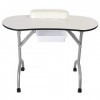 Table De Manucure, Table De Manucure Pliable Portable Haute Densité Board Nail Art Desk Avec Sac blanc 