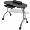 Table de Manucure Portative Pliable Professionnelle Silencieuse pour Salon de Beauté dArt avec un Repose-Poignet Table de Ma