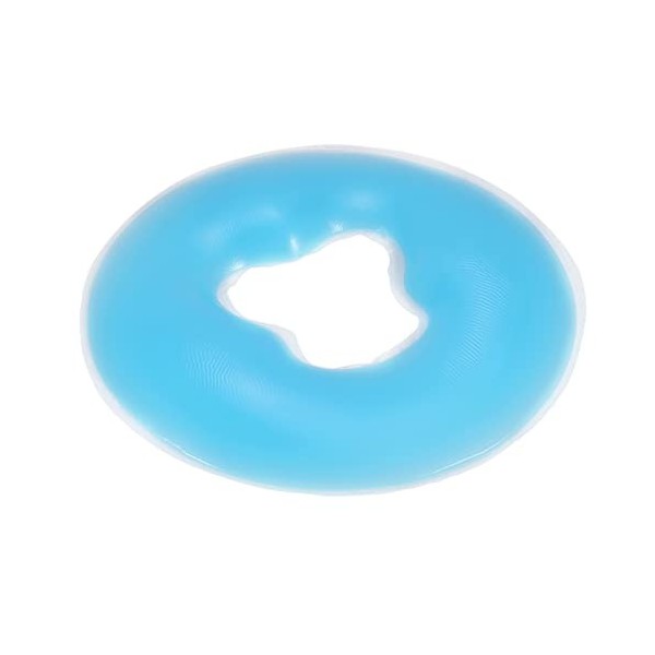 Oreiller en Silicone Doux de Massage, Coussin en Gel Viscoélastique pour Le Visage ou Les Fentes Nasales de la Table de Massa