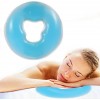 Oreiller en Silicone Doux de Massage, Coussin en Gel Viscoélastique pour Le Visage ou Les Fentes Nasales de la Table de Massa