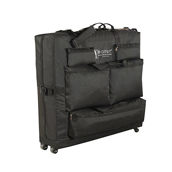 Master Massage Sac de transport de taille Universelle avec 5 poches de rangement et des bandoulières réglables