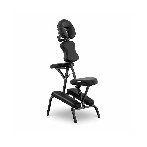 Physa Chaise De Massage Assis Pliante Pliable Portative Table Professionnelle Matériel À Domicile PHYSA MONTPELLIER BLACK Ac