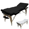 Vivezen - Table de Massage 15 cm Pliante 3 Zones en Bois avec Panneau Reiki + Accessoires et Housse de Transport - Plusieurs 