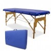 Mobiclinic, Table de Massage Pliante, Portable, CM-O1 Basic, 180x60 cm, Bois et Similicuir, 2 zonas, Marque européenne, Haute