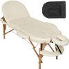 TecTake Table de Massage Pliante Professionnelle Table esthétique lit de Massage Rembourrage Confortable – diverses Couleurs 