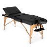 KLAR FIT MT 500 - Table de Massage Pliante Professionnelle, 210cm avec cavité faciale Rembourrage Mousse, entièrement modula