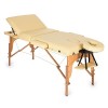 KLAR FIT MT 500 - Table de Massage Pliante Professionnelle, 210cm avec cavité faciale Rembourrage Mousse, entièrement modula