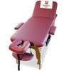 MASSUNDA All INKL Chaise de Massage Pliante et réglable en Hauteur – Table de Massage Mobile en Bois Massif avec Housse en ép