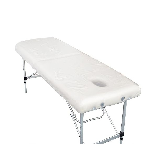 aztex Housse de protection transparente en PVC pour tables de massage