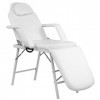 COSTWAY Table de Massage Pliante en Cuir PVC de 182cm, Lit de Massage Professionnelle Portable Dossier et Repose-Jambes Régla