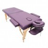 Massage Imperial® Charbury Table De Massage Extra-Large - Largeur 70cm - Lit De Massage À 2 Sections - Panneau Dextrémité Re