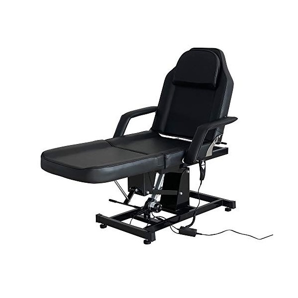 Table du Massage Réglable Lit du Massage Pliante Electrique en Cuir PU pour Salon Professionnel et Maison. 73 cm L x 188 cm
