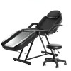 Anaelle Pandamoto Table du Massage Réglable Lit du Massage Pliante en Cuir PU avec Tabouret pour Salon Professionnel et Maiso