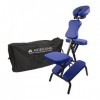 Mobiclinic, Fauteuil de Massage, Pliable, réglable, avec Sac de Transport, supporte jusquà 250 kg, Polyvalent, pour Le Tatou