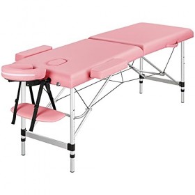 Vivezen - Table massage 15cm pliante 3 zones bois + panneau Reiki +  accessoires